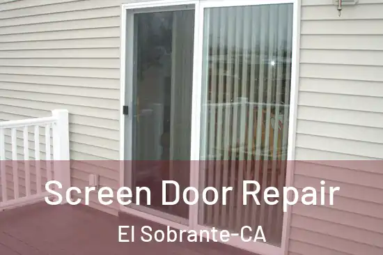  Screen Door Repair El Sobrante-CA